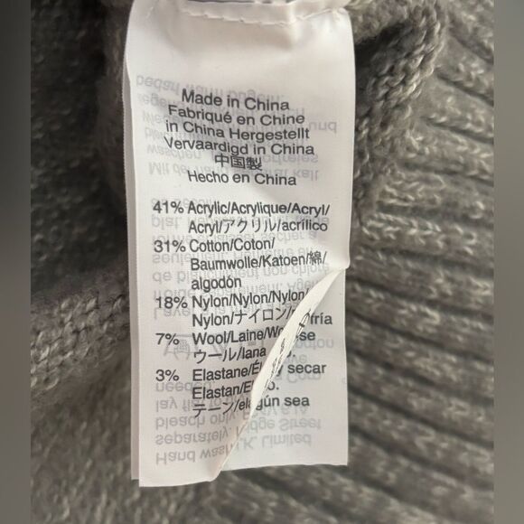 J. Crew mercantile EUC gray turtleneck sweater Size small - Picture 5 of 5